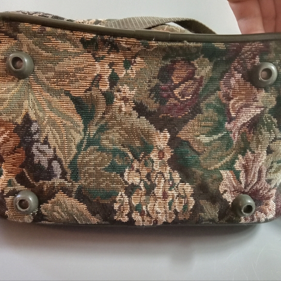 Protocol Floral Tapestry Vintage Overnight Canyon Travel Luggage Bag - Picture 13 of 13